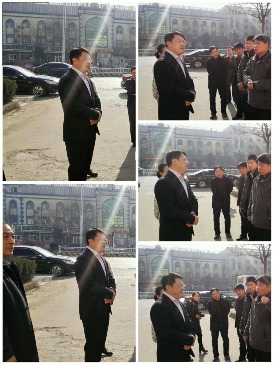 赵区长莅临瑞华指导制冷工作