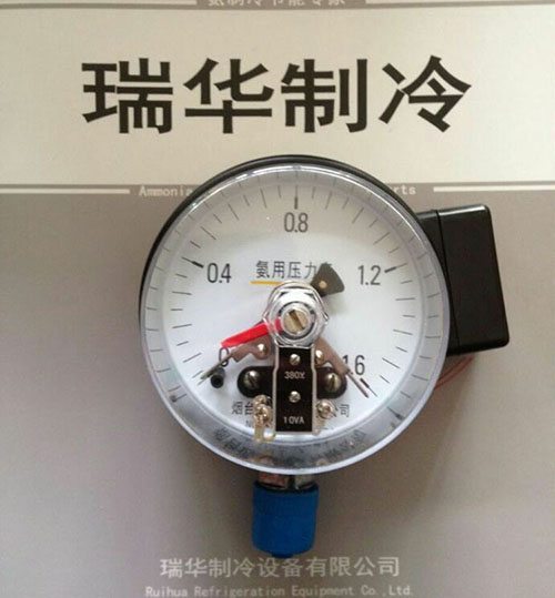 冷库氨压力真空表安装